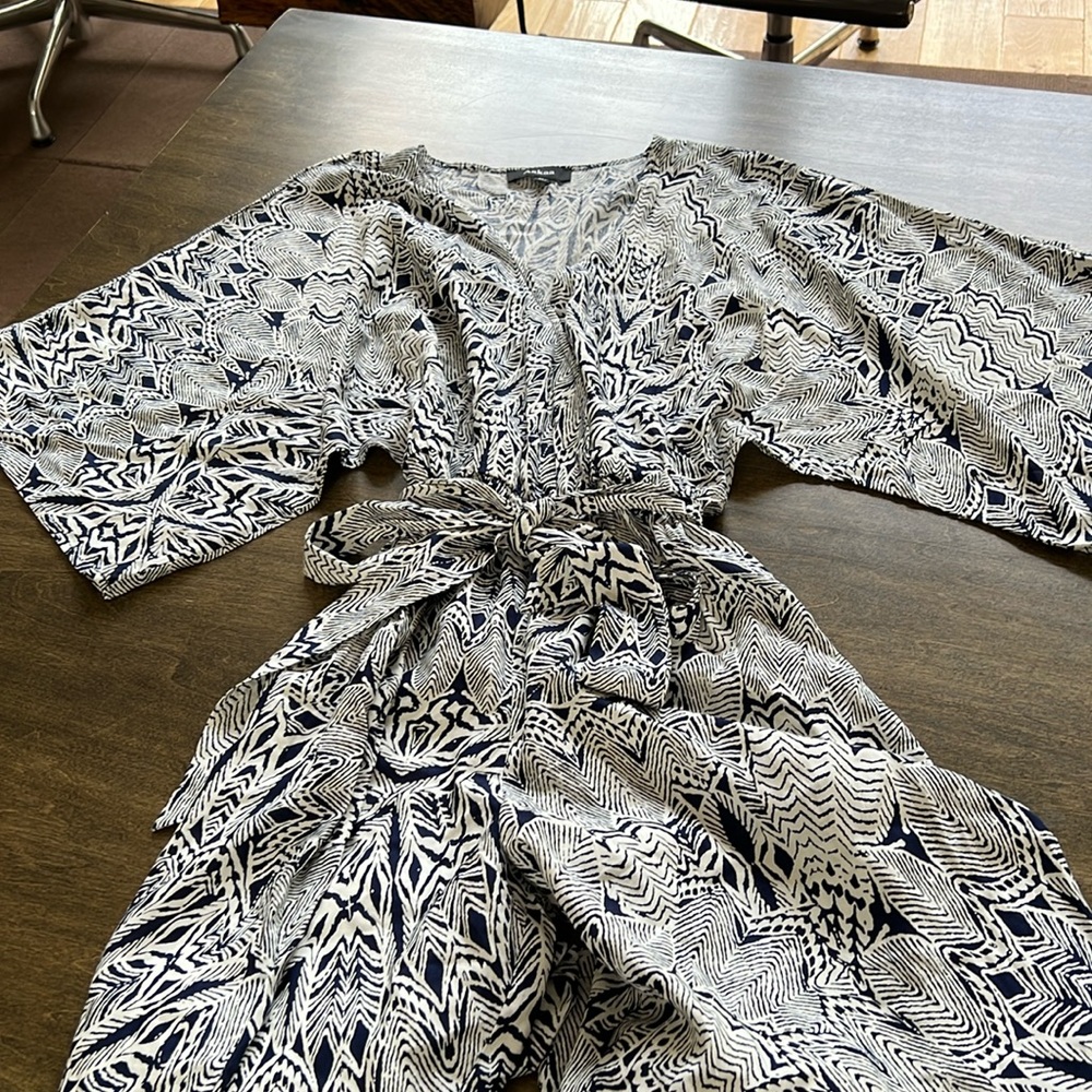Boutique navy/white jumpsuit